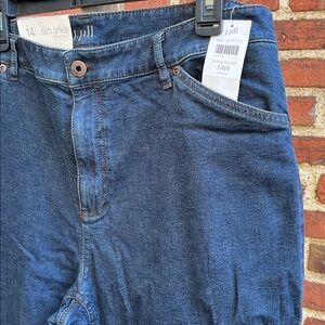 J. Jill Dark Blue Denim Ankle Pants